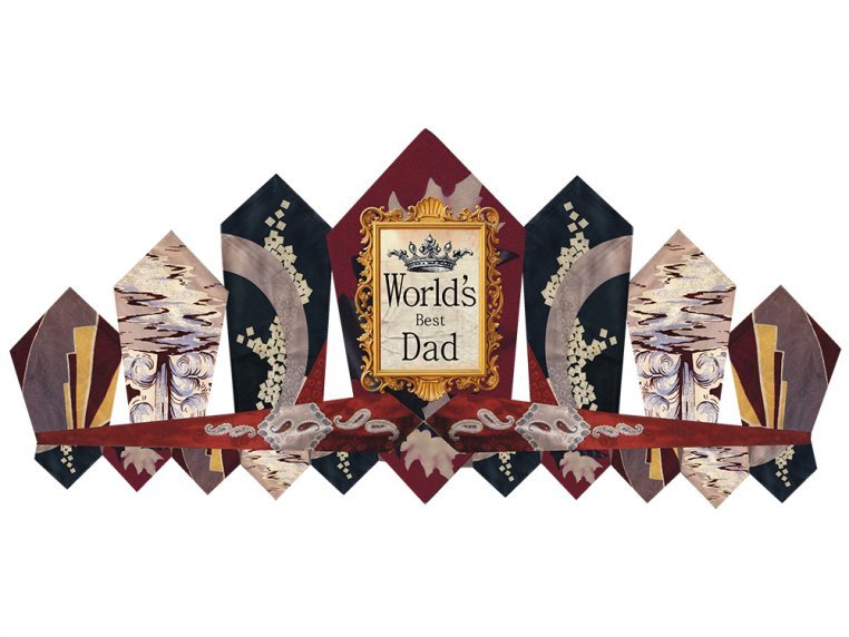 Wearable Crown Greeting Cards