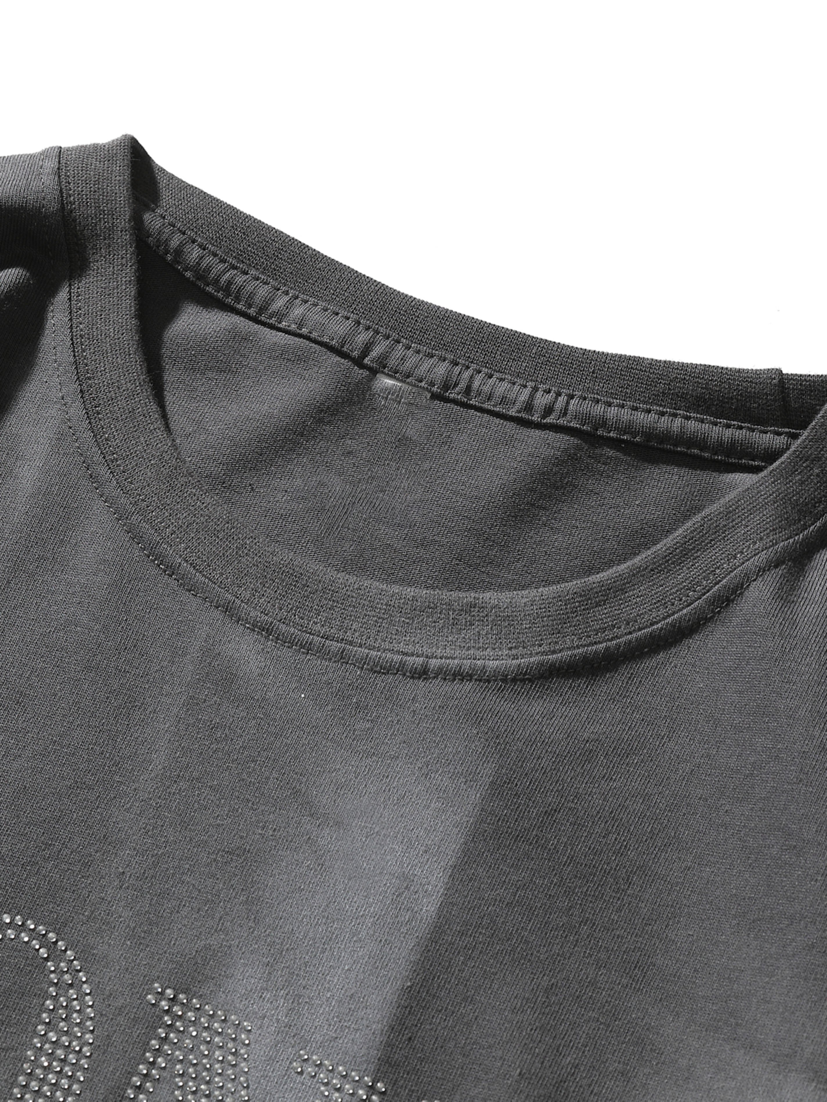 Men's Tie Dye Rhinestone Boxy T-Shirt