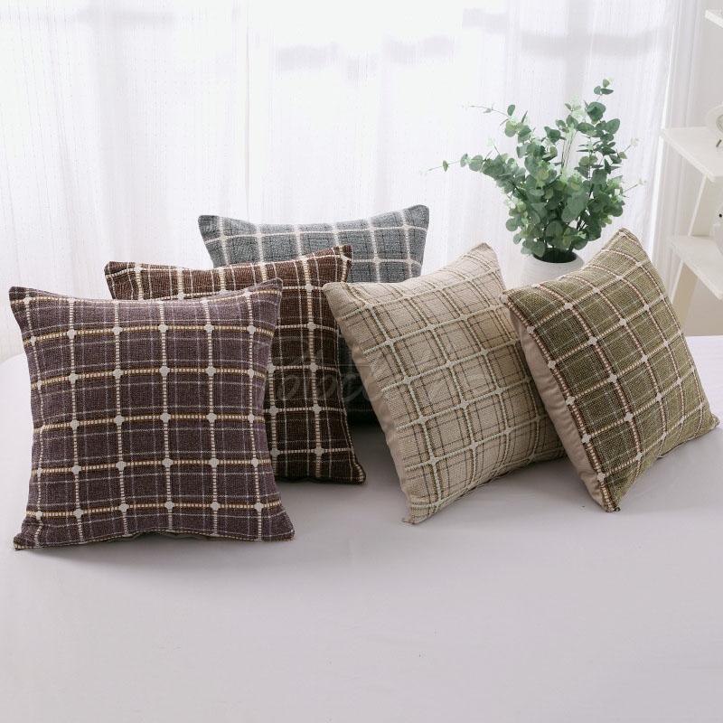 Plaid Printed Pillowcase