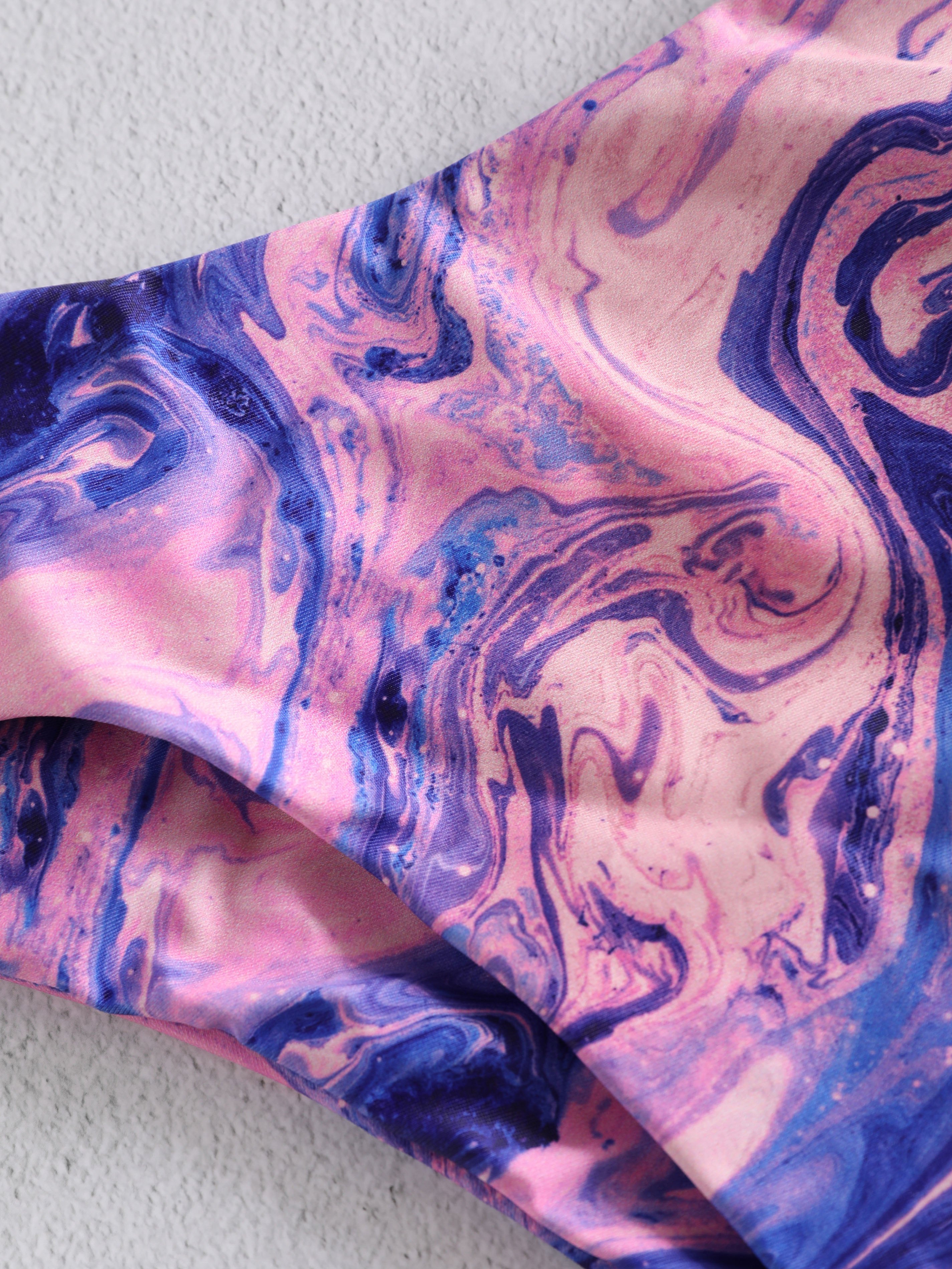 Dreamy Tie Dye Bandeau Bikini