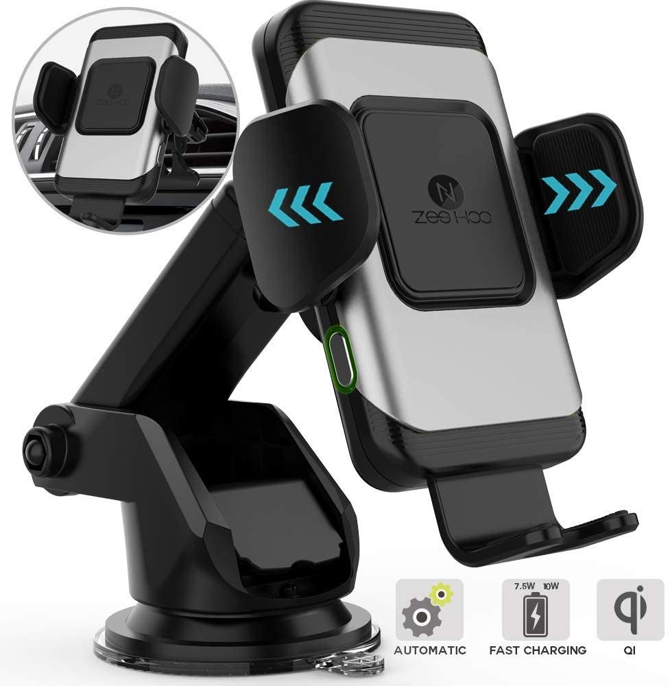 Smart Automatic Sensor Qi Wireless Charging Phone Mount