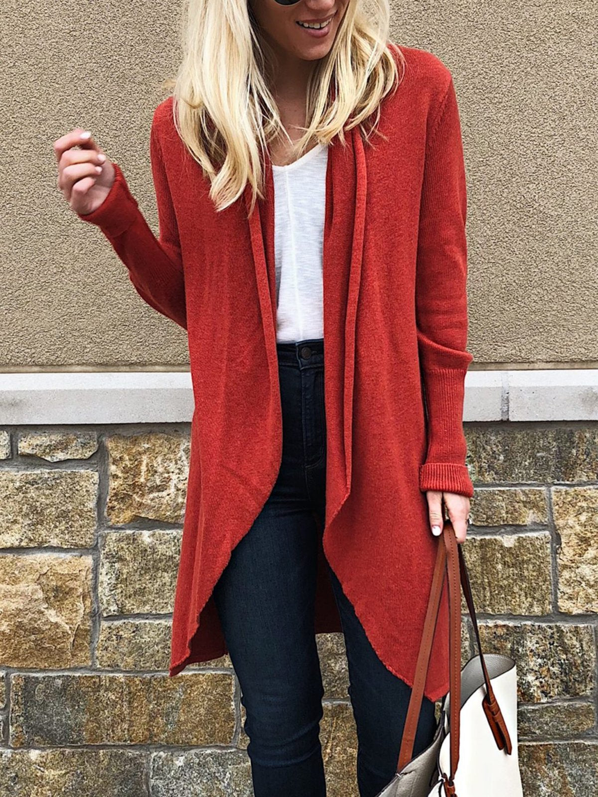 Long Sleeve Cotton-Blend Outerwear