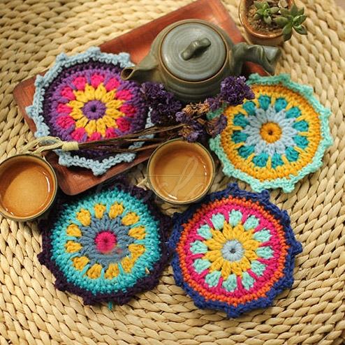 Handmade Peacock Opening Pad Sets