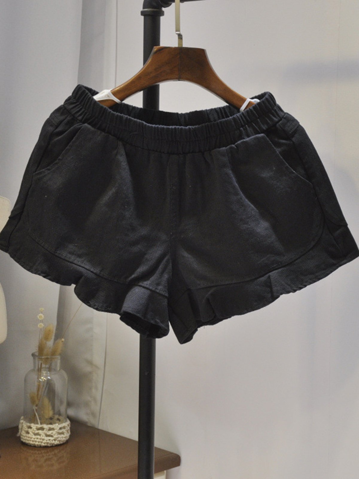 Summer Casual Cotton Pockets Pants