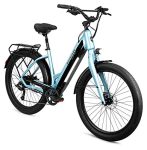 DX Adult Electric Hybrid Bike, Step-Thru Frame, Large/X-Large