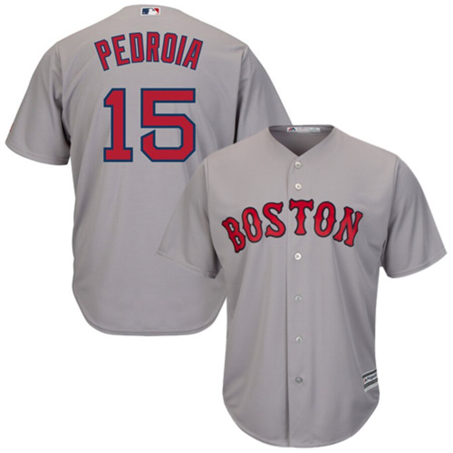 Dustin Pedroia Boston Red Sox Majestic Cool Base Player Jersey 3-Colors by hani