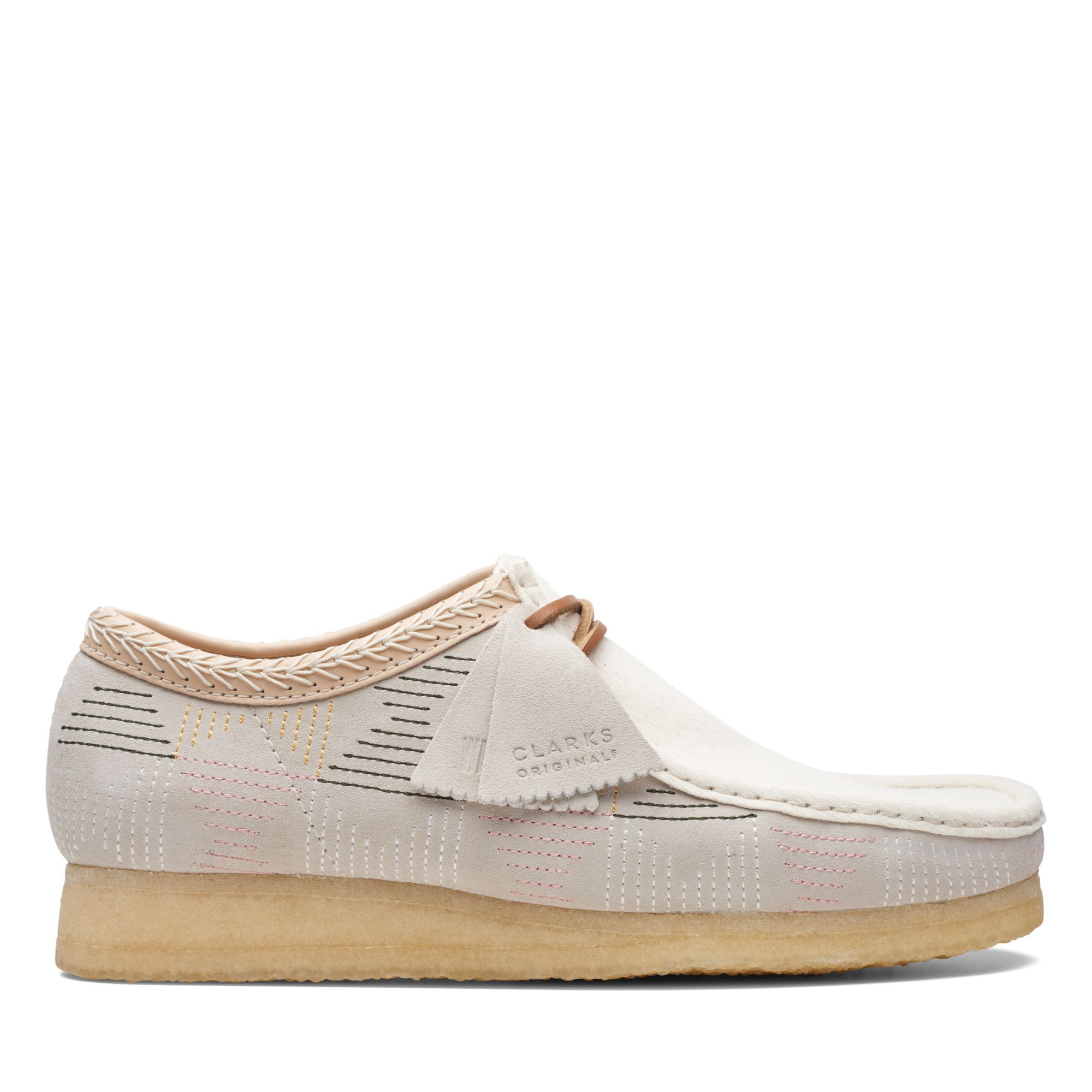 Men  Wallabee Off White Hairy