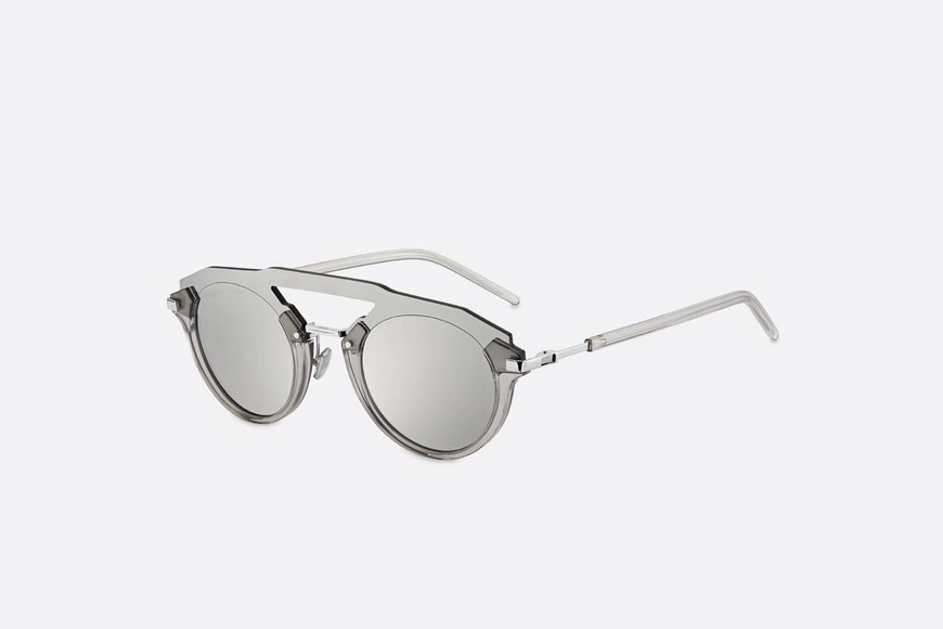 DiorFuturistic Silver-Mirrored Pilot Sunglasses