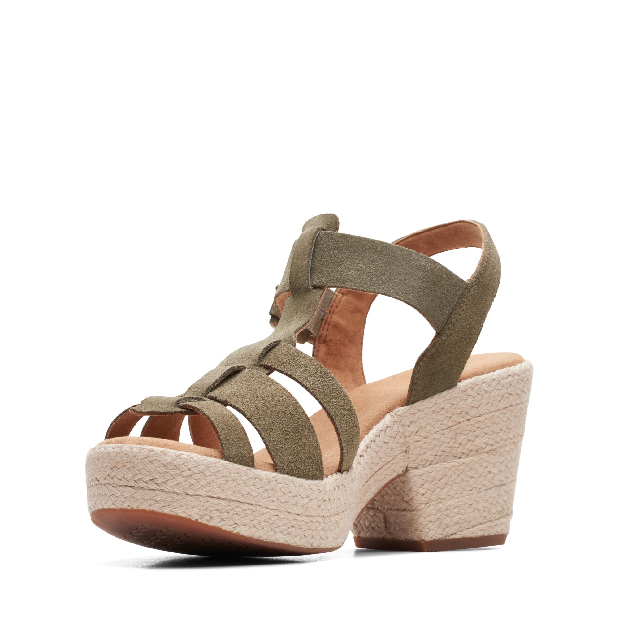 Women Sandals Maritsa70 Tee Olive Suede