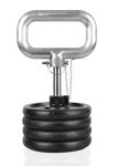 StrengthTools Plate Loaded Kettlebell for Home Gym, Men and Woman Workout Equipment