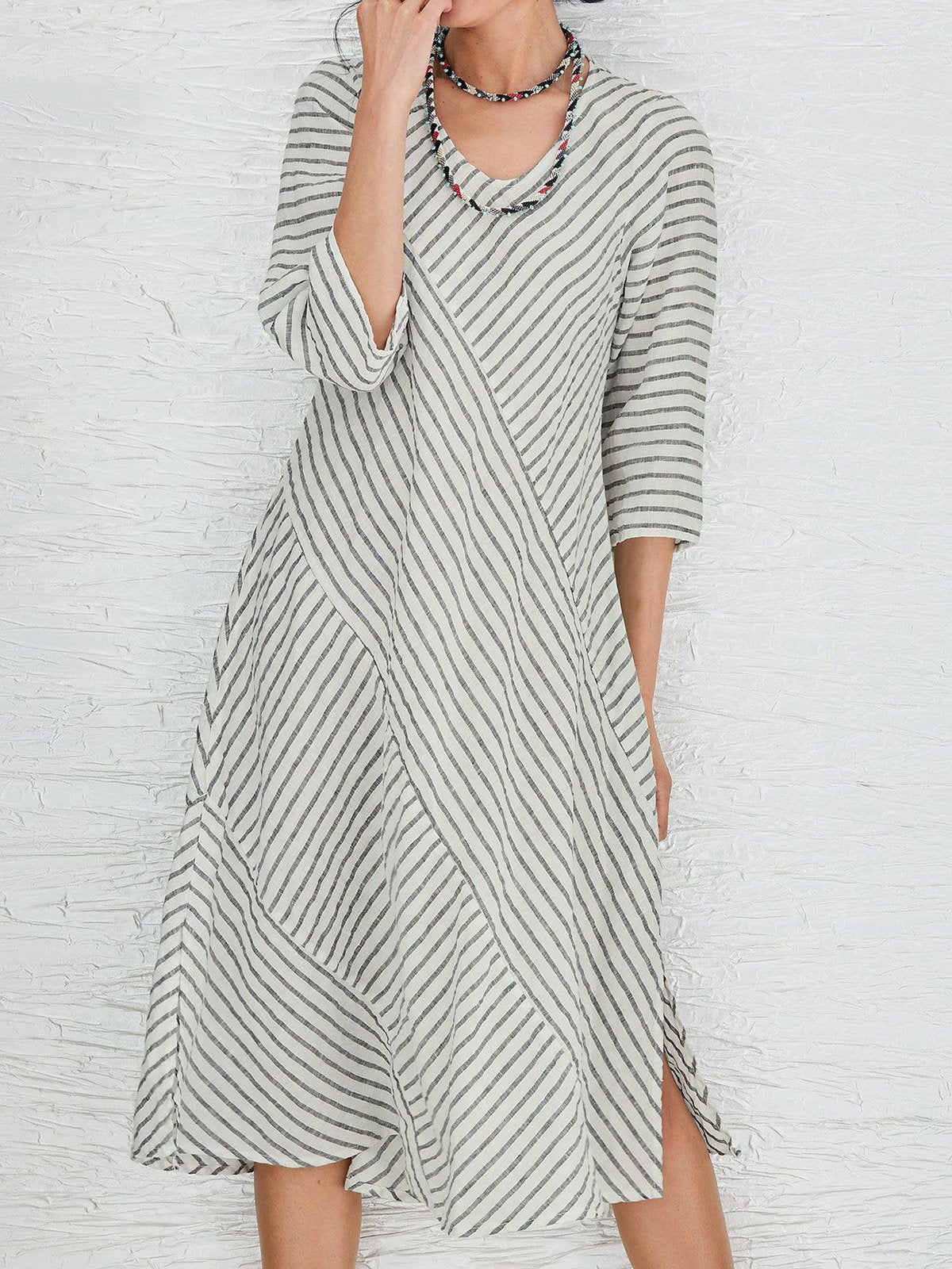 Crew Neck Women Dresses Casual Dresses