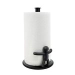 Black Kitchen Roll Holder, Vertical Paper Towel Holder, for Kitchen
