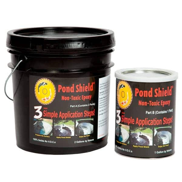 Pond Armor Pond Shield Non-Toxic Epoxy Pond Liner 1.5 Gallons, Chocolate Brown