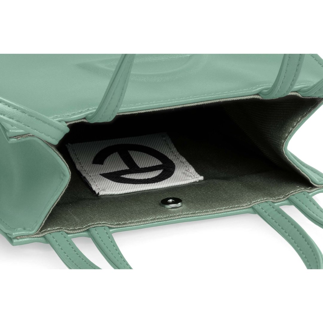 Small Sage Shopping Bag