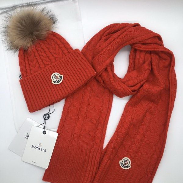 官网同步20秋季最新款-Moncler二​件套系‌列 围巾‎，帽子经‌典‎系‎列，精​致美感，精选毛线，手感超柔软，冬季必备款