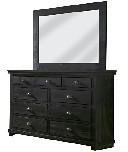 Progressive Furniture Willow Drawer Dresser with Mirror