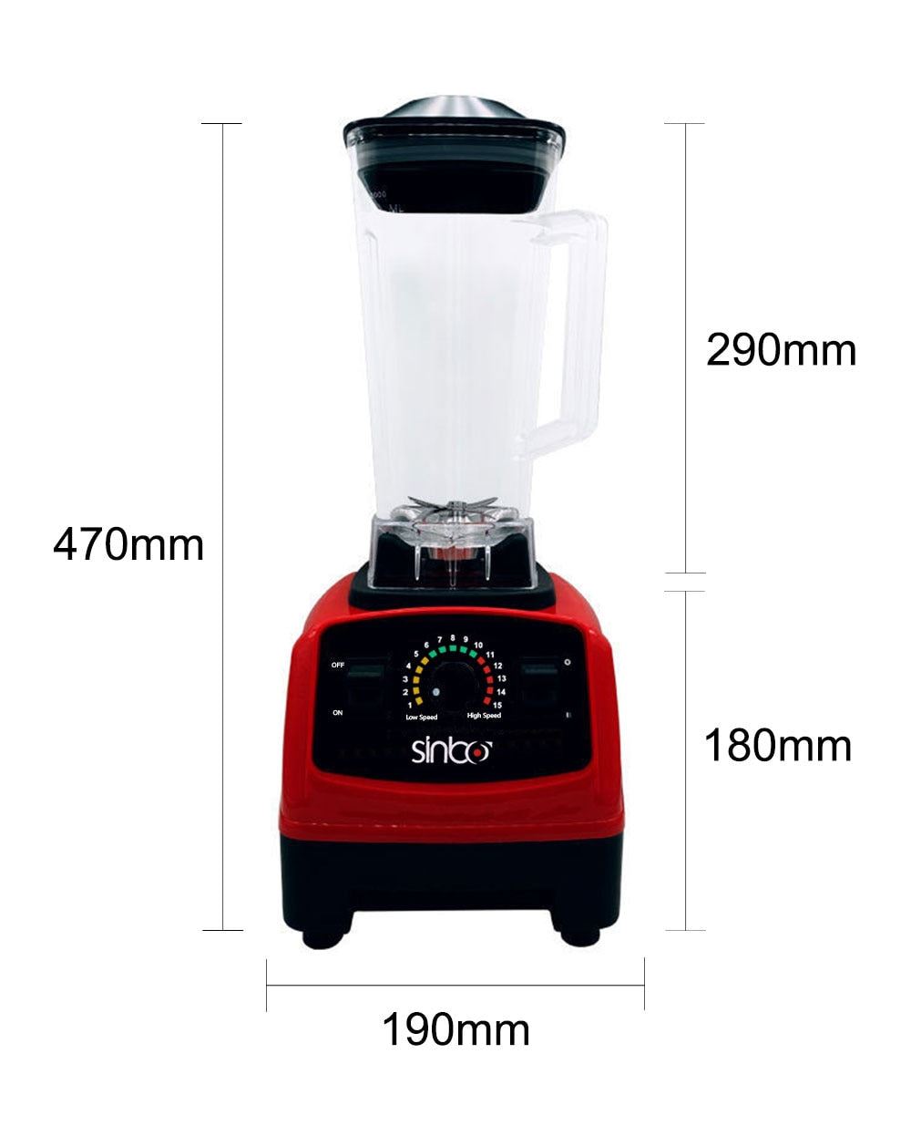 1500W Heavy Duty Professional Blender Mixer Juicer High Power Fruit Food Processor