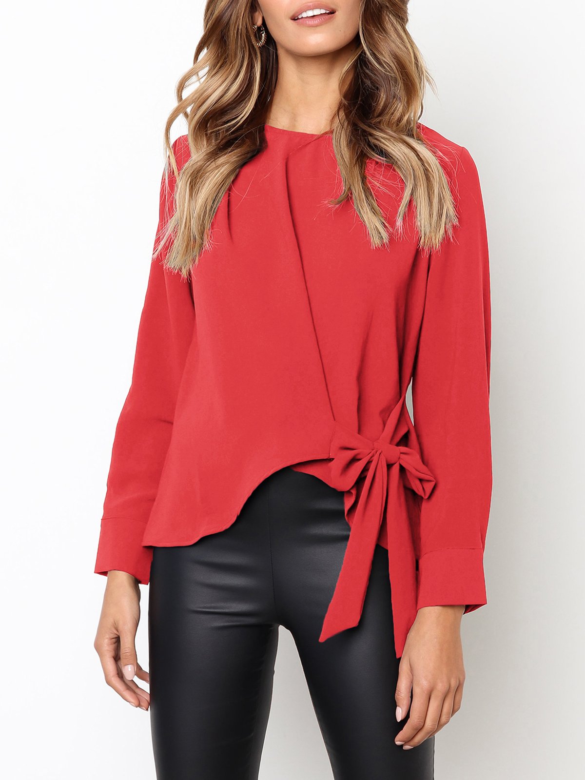 Irregular Long Sleeve Shirt
