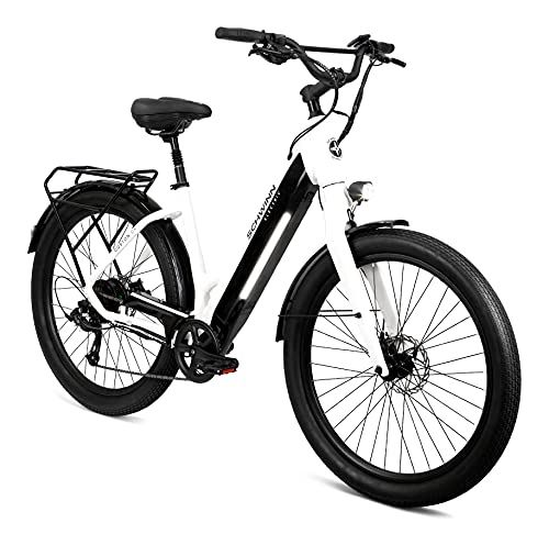 Adult Electric Hybrid Bike, Step-Thru Frame, Small/Medium
