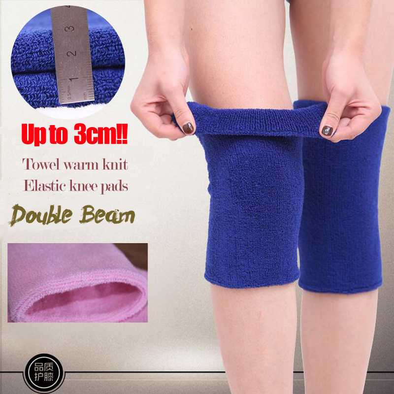 Breathable Warm Towel Non-slip Dance Ski Knee Pads Outdoor Sports Leg Sleeve Kneelet Soft Knee Pad Knee Support Brace Protector