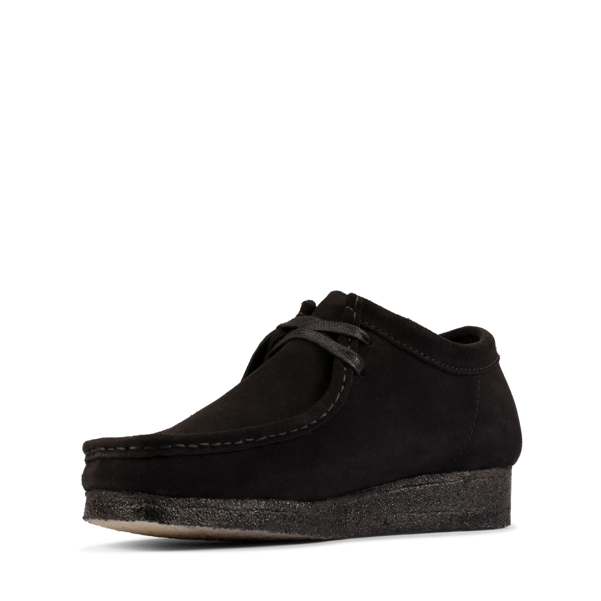 Women Wallabee Black Sde