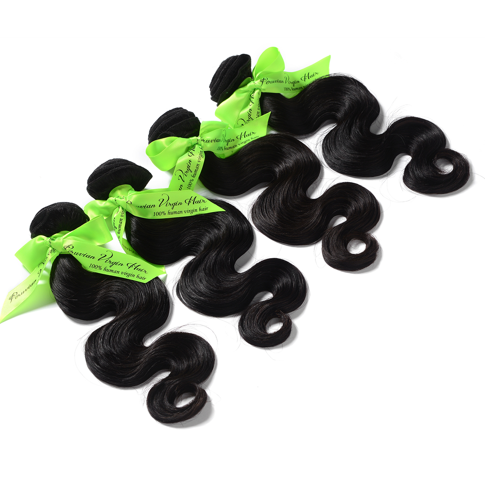 8A Unprocessed virgin hair Peruvian Hair Body Wave Mix lot 3 pcs  Natural color free shipping