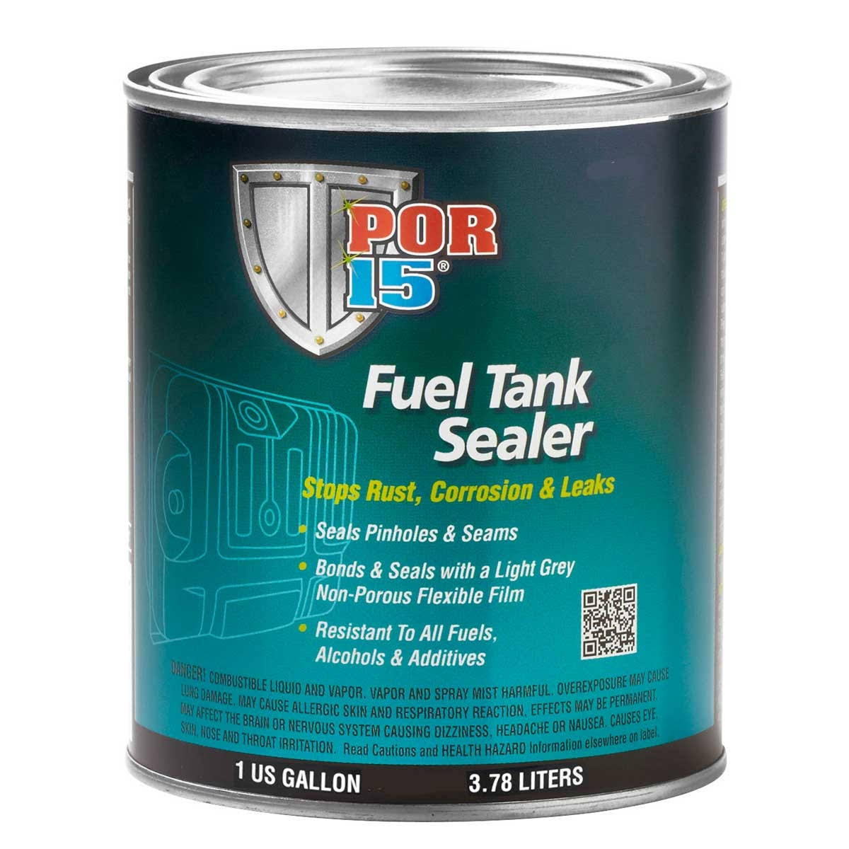 por 15 U.S. Standard Fuel Tank Sealer Gallon POR15 Rust 49201