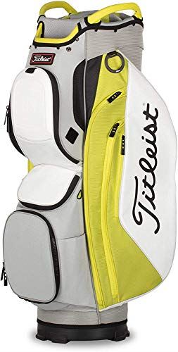 Titleist �C Cart 15 Golf Bag �C Gray/Citron/White