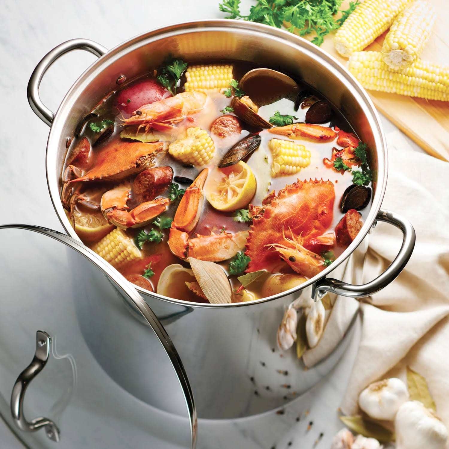 Tramontina 24 qt Covered Stainless Steel Stock Pot