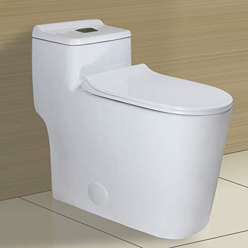 Toilet Low Profile 17.25��� Raised Comfort Height with Soft Closing Seat White
