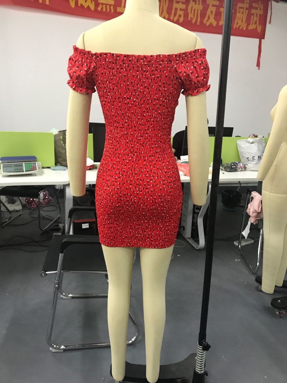 Summer Sexy Floral Ruffles Mini Dress