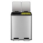 30L Dual Compartment Kitchen Recycle Trash Can