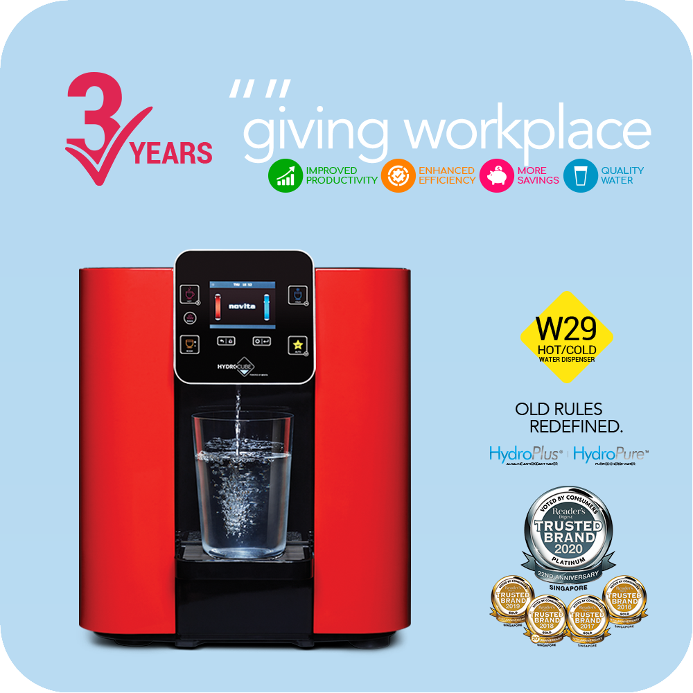 3 Year Workplace Leasing: Hot & Cold Water Dispenser W29-12M (Installation Included)