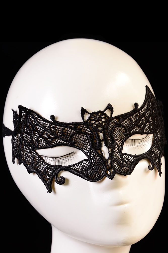Lace Queen Party Carnival Bat Mask