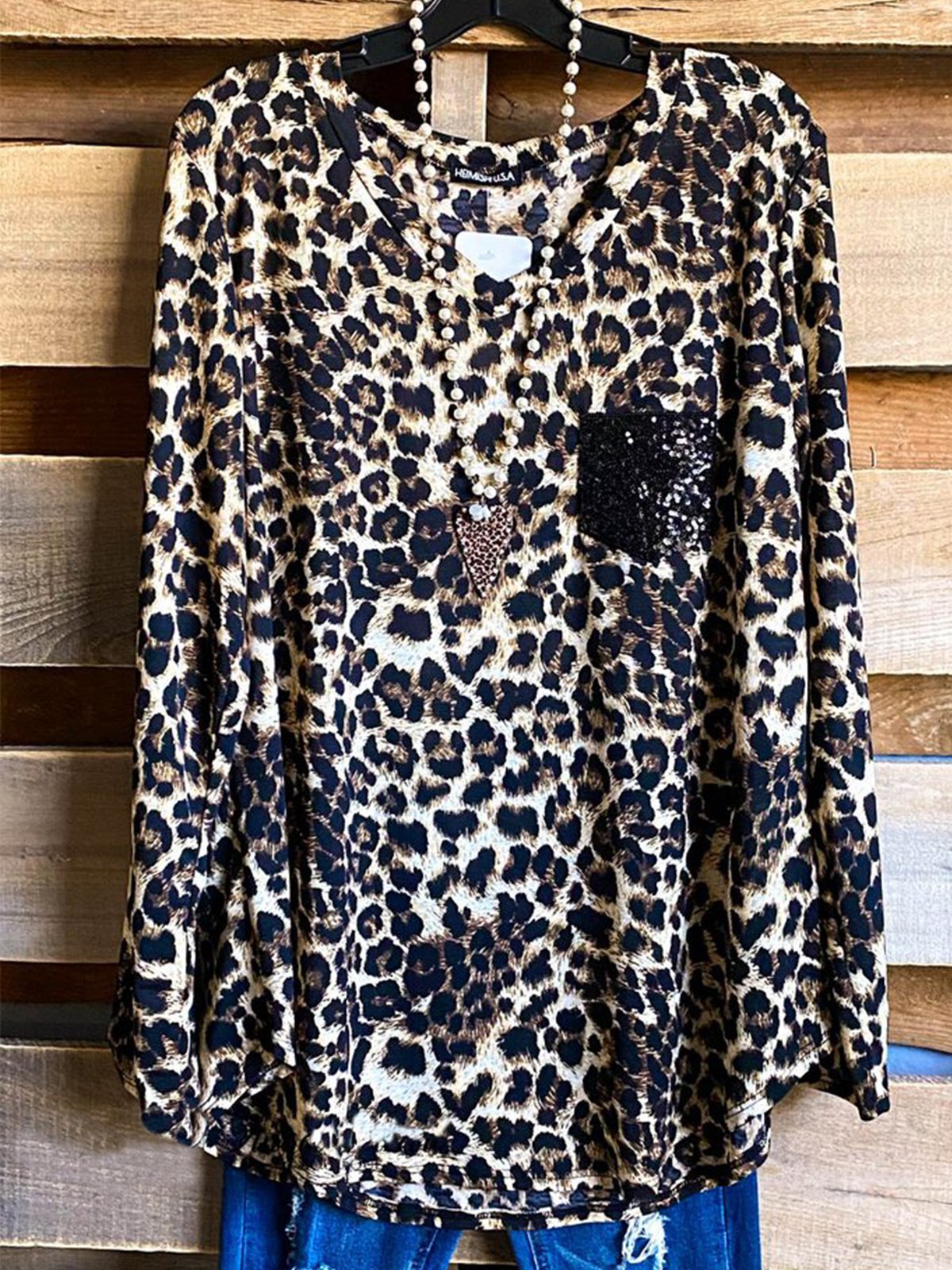 V Neck Shirts & Tops