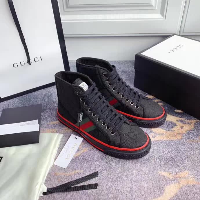 20秋季最新专柜款-古驰Gucci秋季新款1977系列高帮版！超经典好看 休闲运动百搭