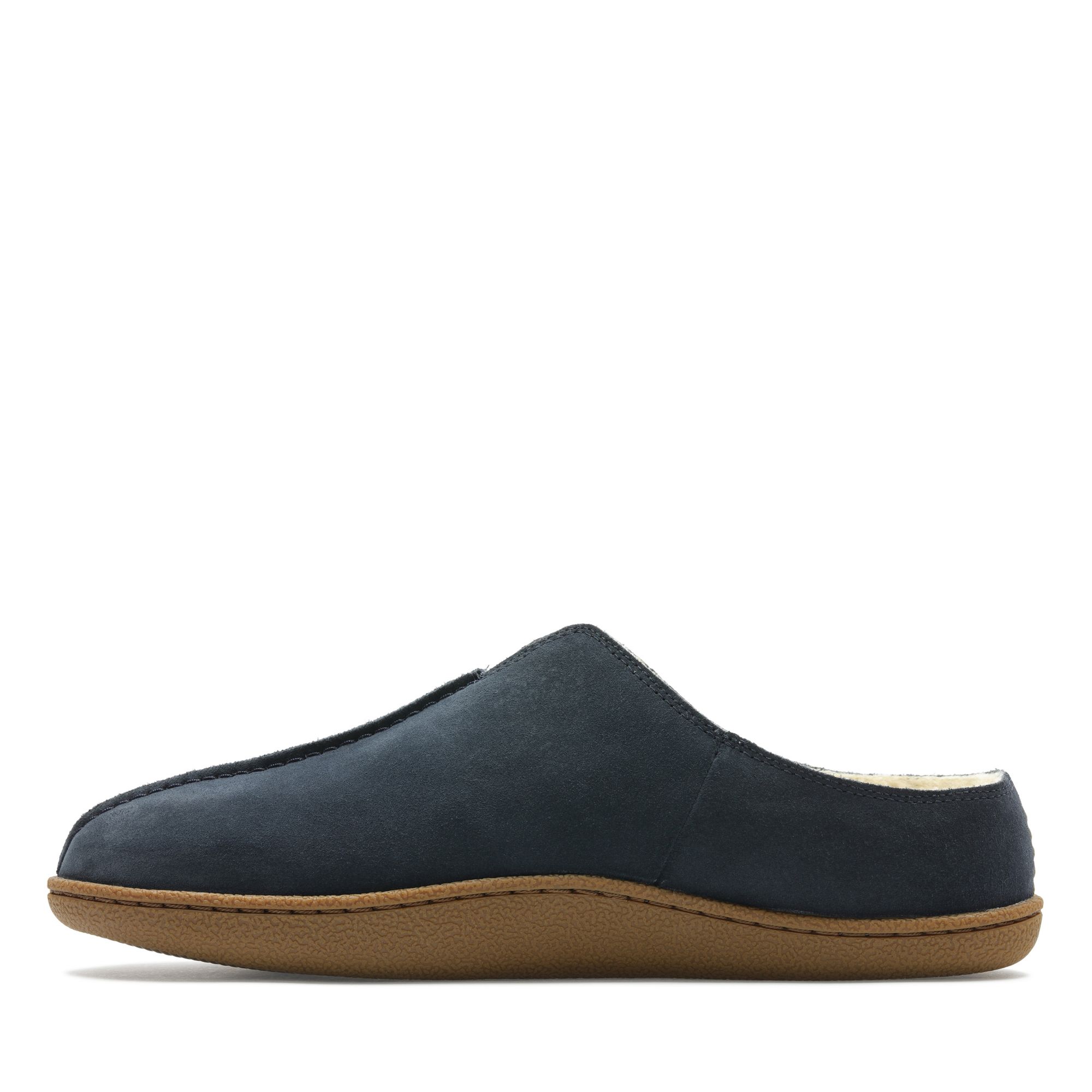 Men  Home Mule Navy Suede