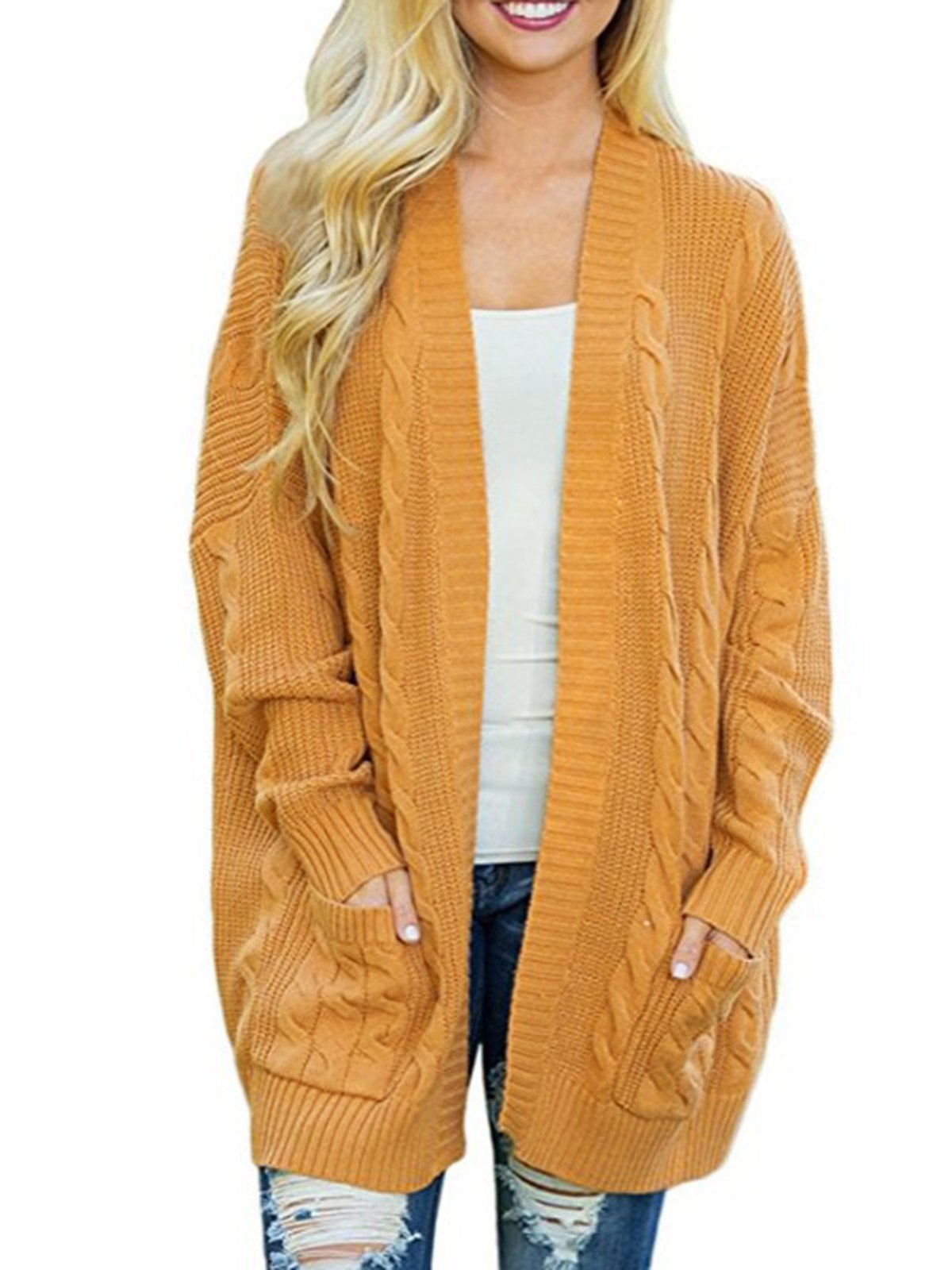 Knitted Acrylic Casual Sweater