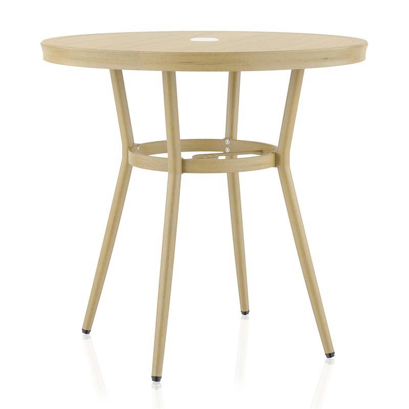 Furniture of America Devey Metal Patio 3-Piece 32x22 Table and Chair Set in Black - IDFBK1848-32-3P