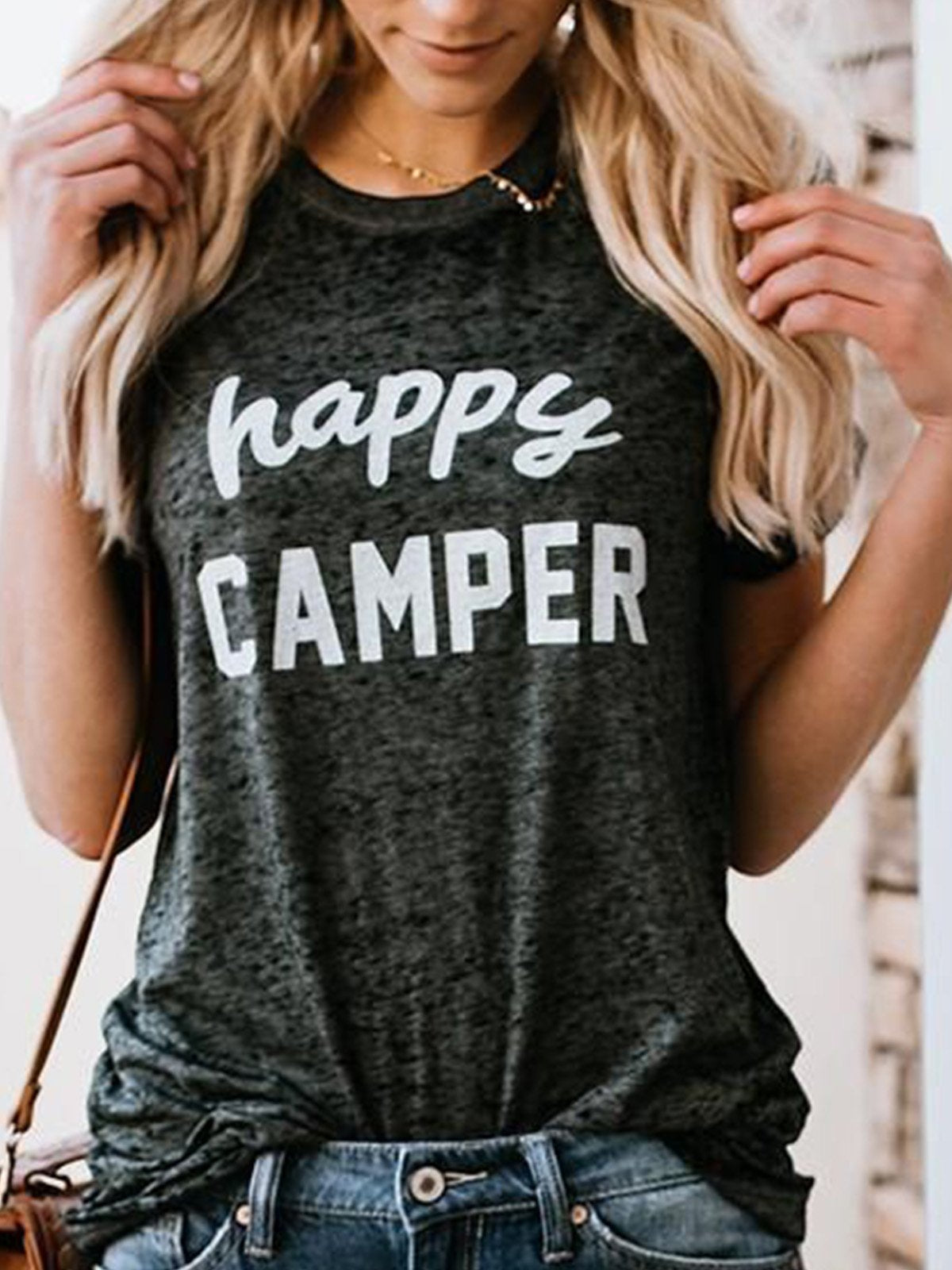 Women Casual Printed Tops Tunic T Shirt