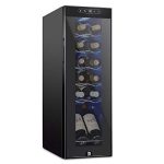 Compressor Wine Cooler Refrigerator w/Lock | Large Freestanding Wine Cellar