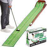 Indoor Golf Putting Mat with 2 Hole Training for Mini Games For Home & Office/ XL