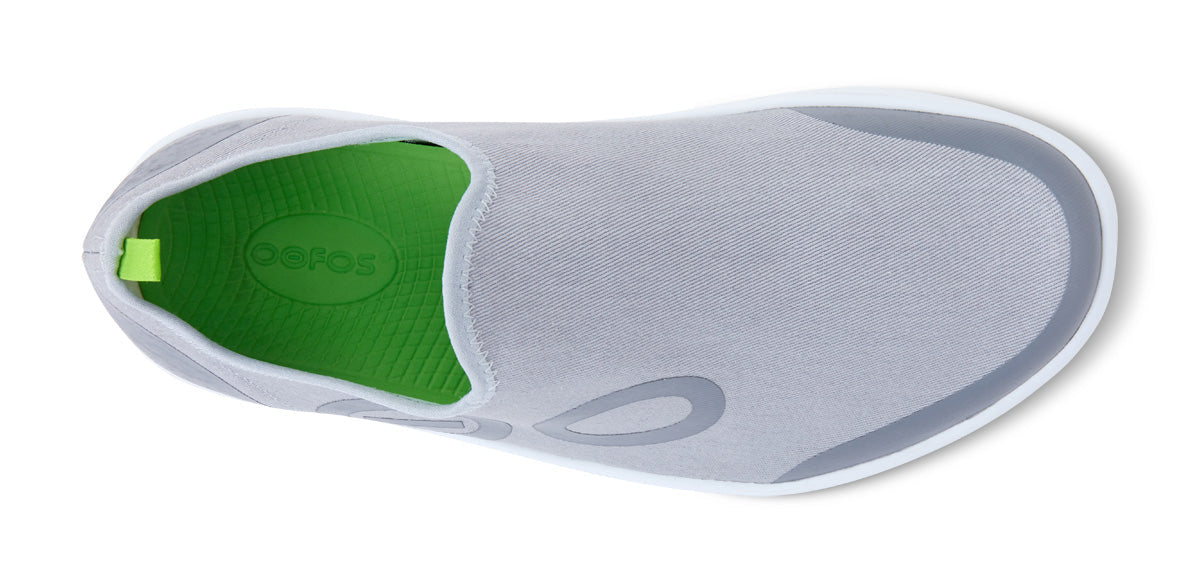 Men's OOmg eeZee Low Shoe - White Gray