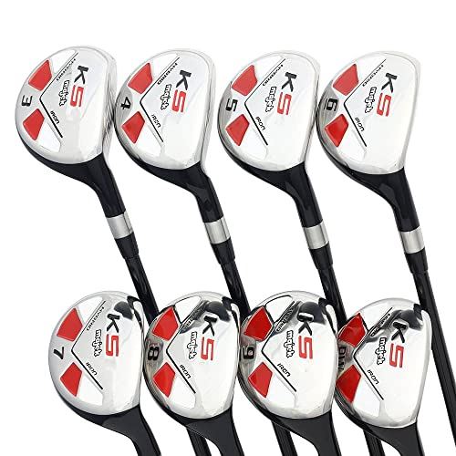 Senior Mens Majek Golf All Hybrid Complete Full Set which Includes #3 4 5 6 7 8 9 PW