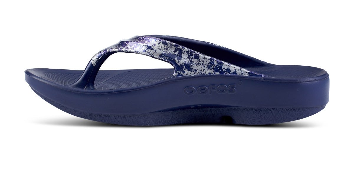 Women's OOlala Limited Sandal - Navy Metallic Snake (SALE)