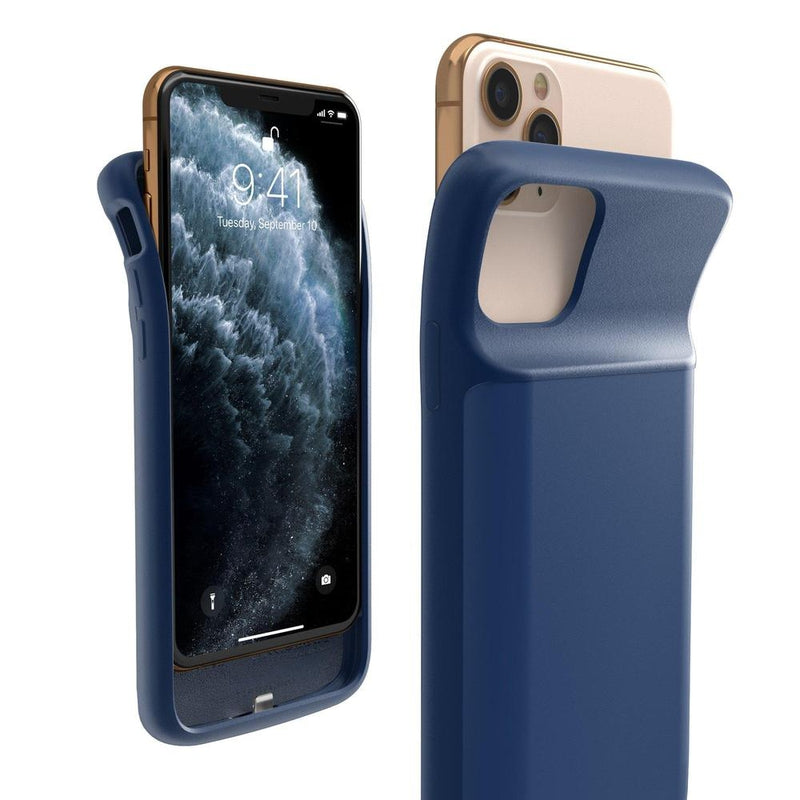 Navy Battery-Powered Charging Case