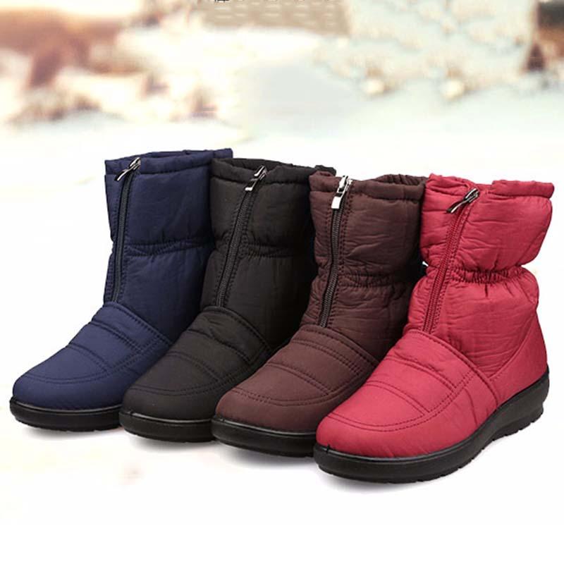 Women Snow Booties Casual Comfort Warm Shoes