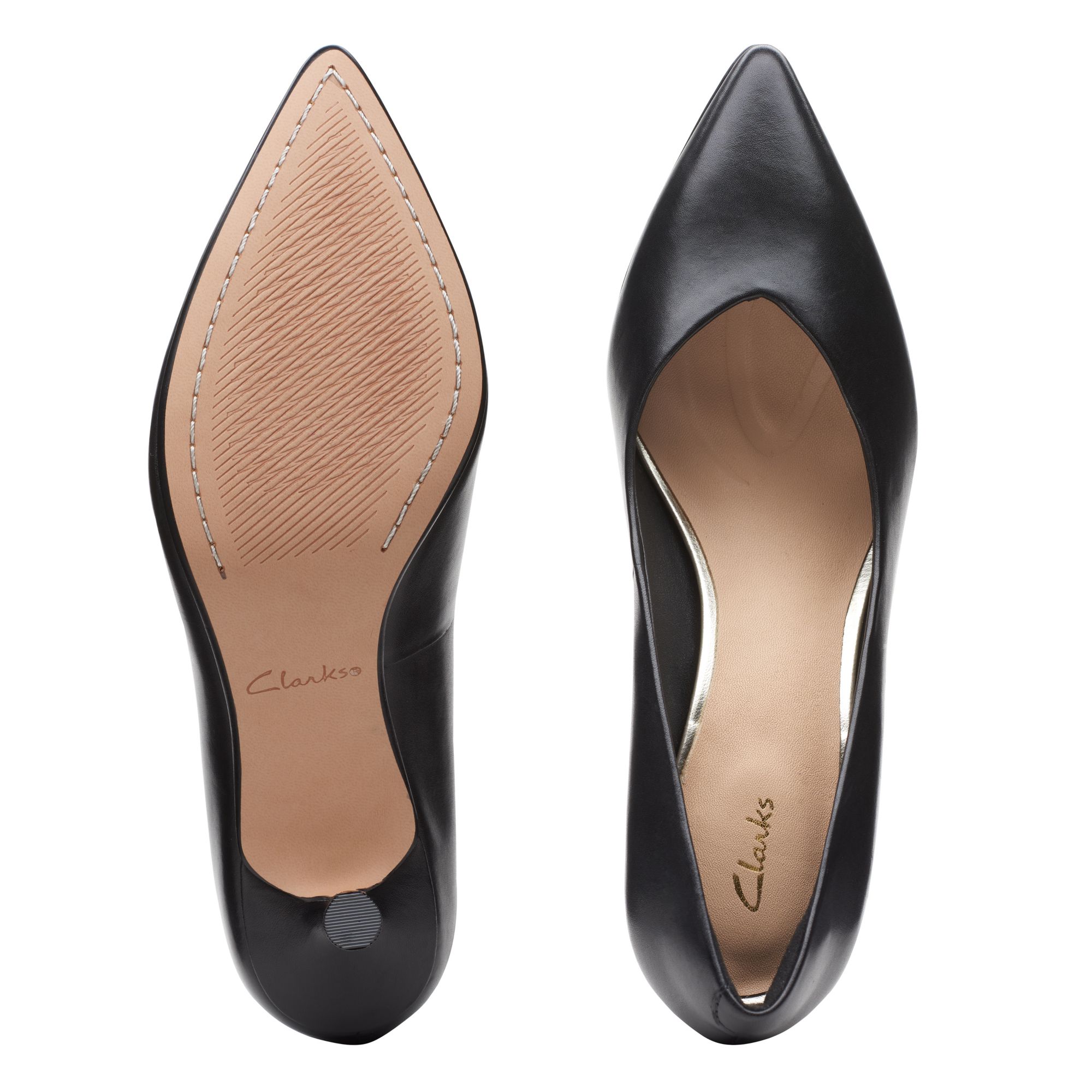 Women  Violet 55 Court Black Leather