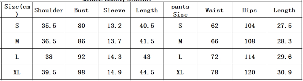 Women Summer Print Two Piece Shorts Pajama Set