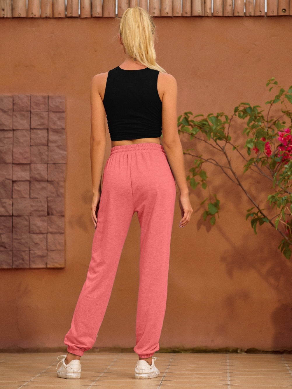 Summer Drawstrings Regular Pants